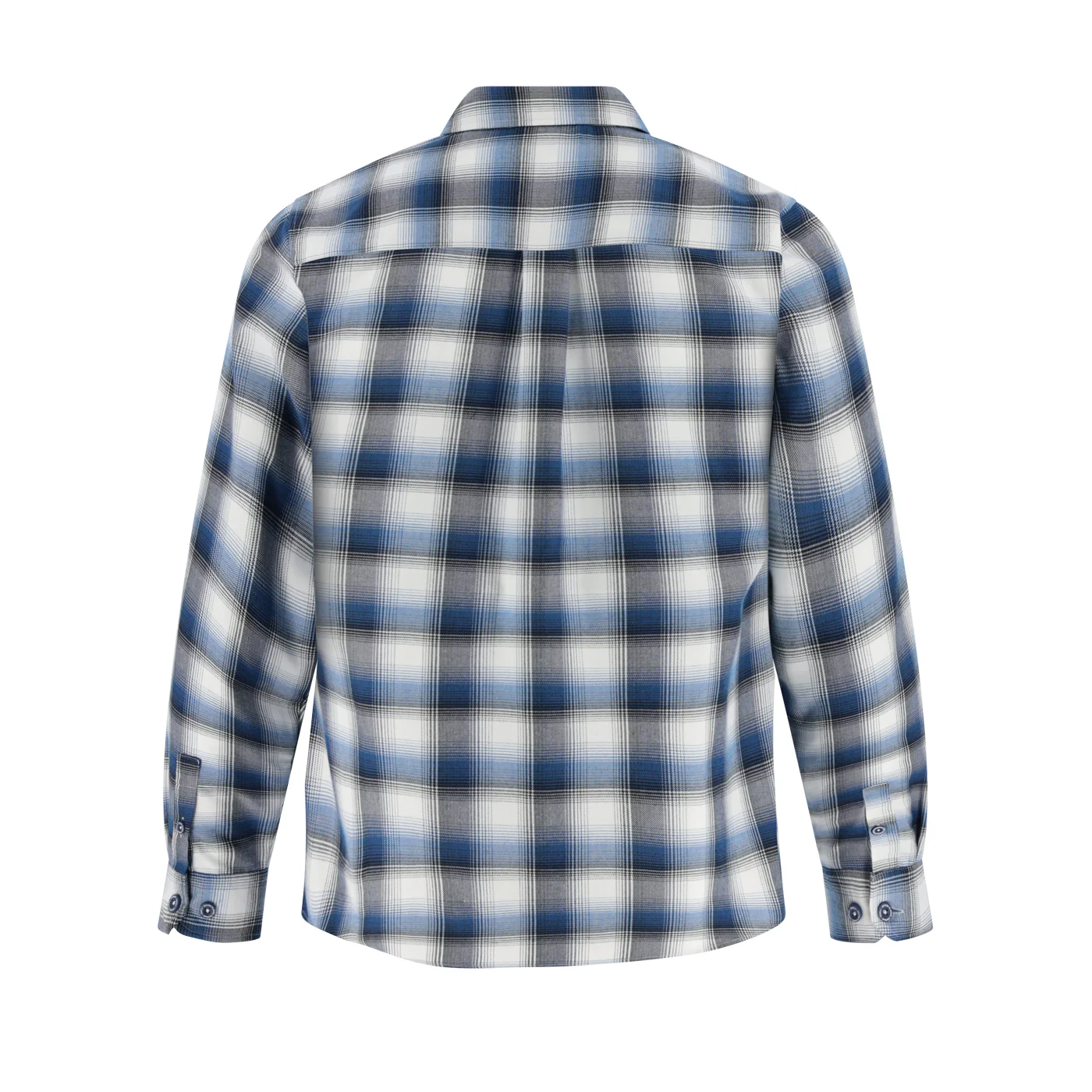 Ford Dixxon Blue Flannel Shirt - Image 2