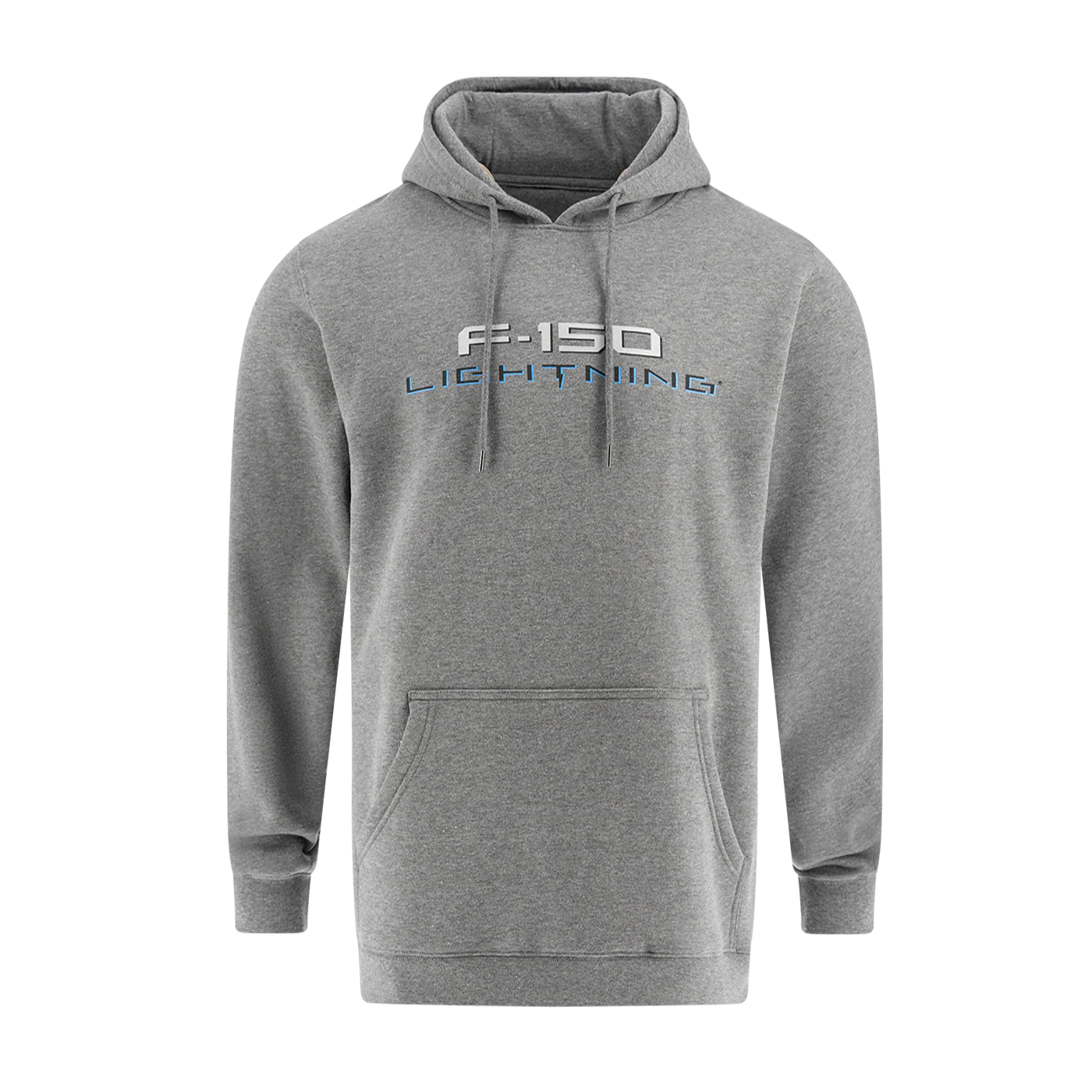 Ford F-150 Lightning Mens Gray Hoodie - Image 4