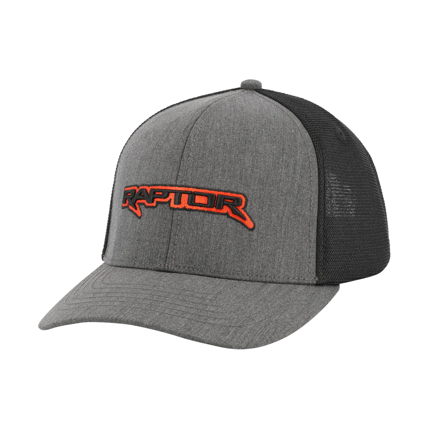 Ford Raptor 3D Embroidered Gray Snapback Hat