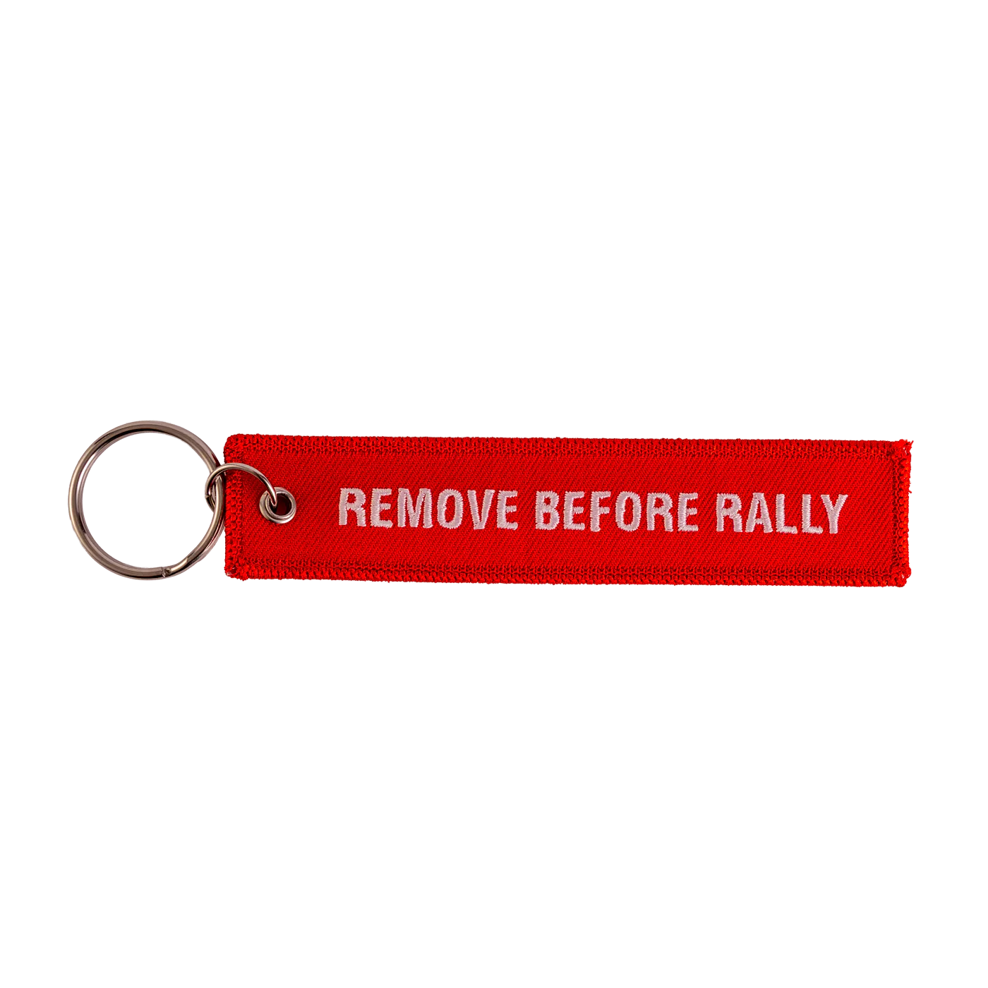 Ford Raptor Red Remove Before Rally Keychain - Image 2