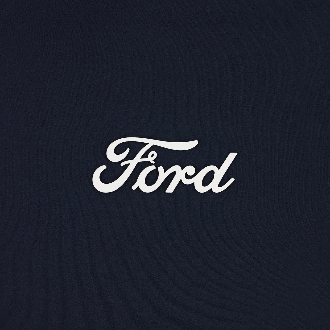Ford Script Mens Pullover Quarter Zip Sweatshirt - Image 3